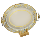 Tresors Tray with Handles -Made in Italy -48 cm -Stainless Steel 18/10