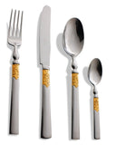 Herdmar Cutlery Set, 75 Pieces -Silver & Gold -Stainless Steel 18/10