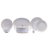 Falkenporzellan Dinner Set, 59 Pieces -Gold -Porcelain