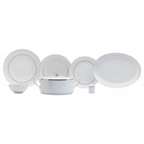 Falkenporzellan Dinner Set, 59 Pieces -Silver -Porcelain