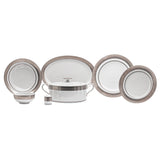 Falkenporzellan Dinner Set, 59 Pieces -Silver -Porcelain