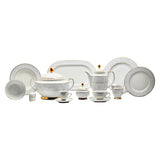 Falkenporzellan Dinner Set, 112 Pieces -Gold -Porcelain