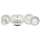 Falkenporzellan Dinner Set, 59 Pieces -Gold -Porcelain