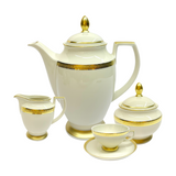 Falkenporzellan Tea Set, 29 Pieces -Porcelain -Gold