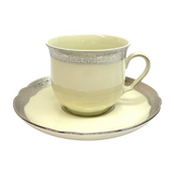 Falkenporzellan Tea Set, 29 Pieces -Porcelain -Silver