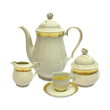 Falkenporzellan Tea Set, 29 Pieces -Porcelain -Gold