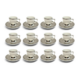 Falkenporzellan Coffee Set, 24 Pieces -Silver -Porcelain