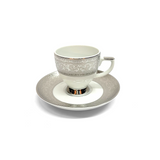 Falkenporzellan Coffee Set, 24 Pieces -Silver -Porcelain
