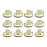 Falkenporzellan Coffee Set, 24 Pieces -Gold -Porcelain