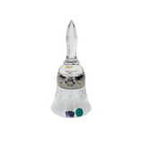 Bohemia Crystal Bell -Silver -15.5 cm