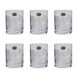 Bohemia Crystal Tumbler Set, 6 Pieces -320 ml