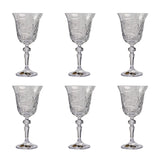 Bohemia Crystal Goblet Set, 6 Pieces -220 ml