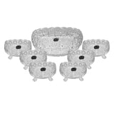 Bohemia Crystal Bowl Set, 7 Pieces