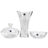 Bohemia Crystal Gift Set, 3 Pieces