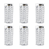 Bohemia Crystal Longdrink Diamond Set, 6 Pieces -260 ml