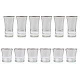 Pasabahce Longdrink & Tumbler Set, 12 Pieces -Silver