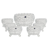 Bohemia Crystal Bowl Set, 7 Pieces