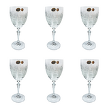 Bohemia Crystal Goblet Set, 6 Pieces