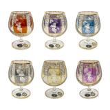 Bohemia Crystal Brandy Set, 6 Pieces -250 ml
