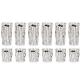 Bohemia Crystal Longdrink & Tumbler Set, 12 Pieces -Silver