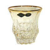 Bohemia Crystal Longdrink & Tumbler Set, 12 Pieces -Gold