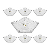 Bohemia Crystal Bowl Set, 7 Pieces