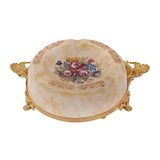 Limoge Rostema Ashtray -Beige & Gold