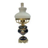 Limoge Rostema Romeo & Juliet Lamp -Cobalt Blue & Gold -70 cm