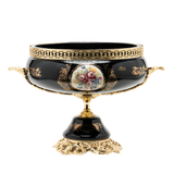 Limoge Rostema Bowl -Cobalt Blue & Gold -25x27 cm