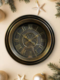 Wall Clock -50.9x50.9 cm -Copper & Gold