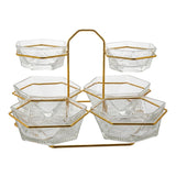 Nuts Set on a Stand, 6 Pieces