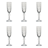 Pasabahce Flute Set, 6 Pieces