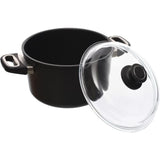AMT Pot with Glass Lid -20 cm -Cast Aluminium