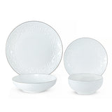 Daily Use Dinner Set, 24 Pieces -Porcelain