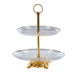 2 Oval Tier Stand -Gold