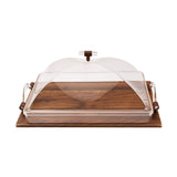 Rectangular Wooden Tray with Acrylic Lid -45x25x20 cm
