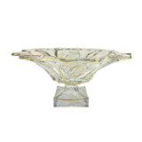 Bohemia Crystal Plate -Gold -35x17 cm
