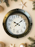 Wall Clock -50.9x50.9 cm -Black & Gold
