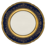 Falkenporzellan Dinner Set, 112 Pieces -Blue & Gold -Porcelain