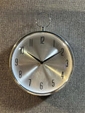 Wall Clock -35x35 cm -Silver