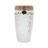 Bohemia Crystal Longdrink & Tumbler Set, 12 Pieces -Gold & Silver