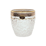 Bohemia Crystal Longdrink & Tumbler Set, 12 Pieces -Gold & Silver