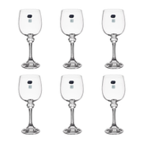 Bohemia Crystal Goblet Set, 6 Pieces -230 ml