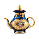 Murano Tea Set, 17 Pieces -Blue