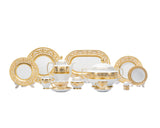 Falkenporzellan Dinner Set, 112 Pieces -Gold -Porcelain