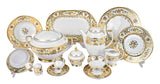 Falkenporzellan Dinner Set, 112 Pieces -Gold -Porcelain