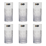 Bohemia Crystal Longdrink Set, 6 Pieces -350 ml