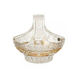 Bohemia Crystal Basket -Gold -23 cm