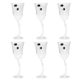 Bohemia Crystal Goblet Set, 6 Pieces -250 ml
