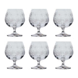 Bohemia Crystal Brandy Set, 6 Pieces -250 ml